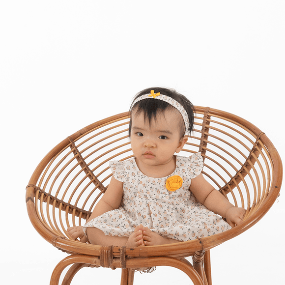 Sweet Roses Baby Girl 2pc Set - (Yellow)