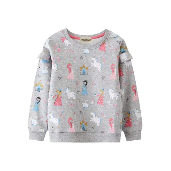 Enchanted Castles & Unicorn Pullover Top