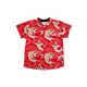 Mandarin Collar Boy Shirt - Prosperity Koi (Red)