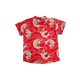 Mandarin Collar Boy Shirt - Prosperity Koi (Red)