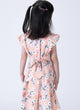 Puffy Flowers Cheongsam Dress (Pink)