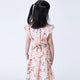 Puffy Flowers Cheongsam Dress (Pink)