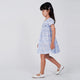 Raelynn Lilac Flower Motif Smocked Girl Dress