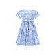 Raelynn Lilac Flower Motif Smocked Girl Dress