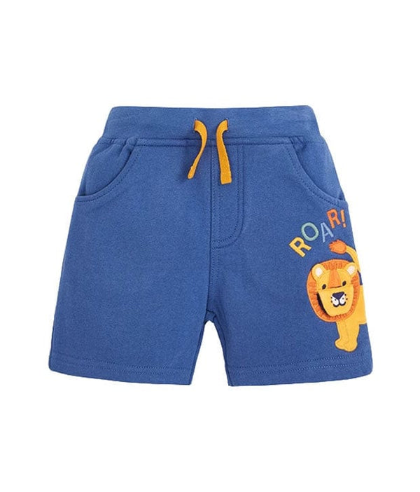 Roar! The Lion Cotton Drawstring Shorts