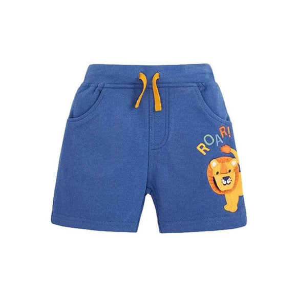 Roar! The Lion Cotton Drawstring Shorts