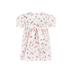 Rosabel Rose Print Babydoll Smocked Girl Dress