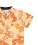 Mandarin Collar Shirt - Royal Golden Dragon