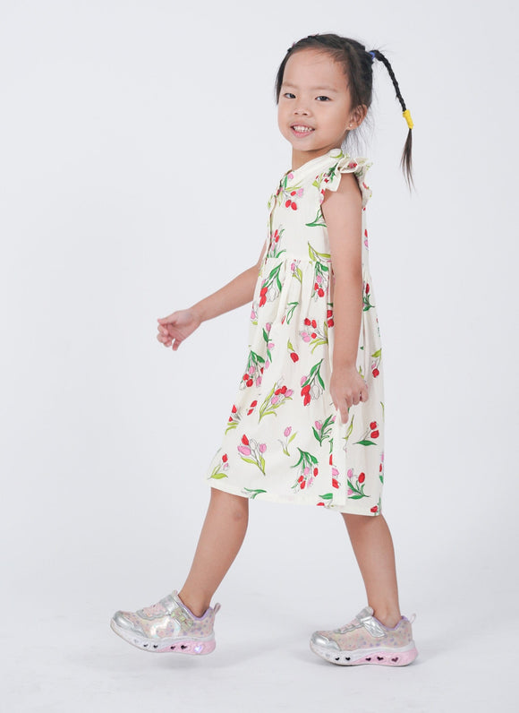 RSBD Lily Blooms Dress (White)