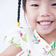 Ruffle Sleeve Button Down Lily Blooms Girl Dress (White)