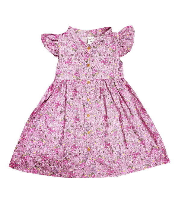 RSBD Petals & Fern Dress (Pink)