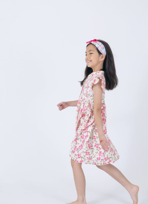 Ruffle Sleeve Button Down Petunia Dress