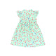 Ruffle Sleeve Button Down Unicorn & Lollipop Girl Dress (Mint)