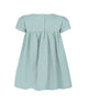 Sadie Linen Baby Girl Smocked Dress - (Fern Green)