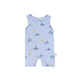 Sailboat Cotton Sleeveless Onesie