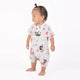 Sailboats Cotton Kimono Style Onesie