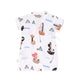 Sailboats Cotton Kimono Style Onesie