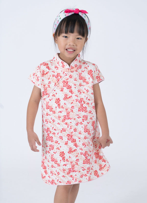 Sakura Flower Qipao (Peach)