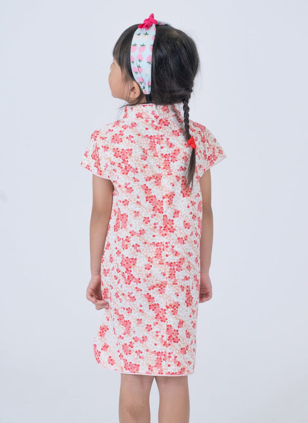 Sakura Flower Qipao (Peach)