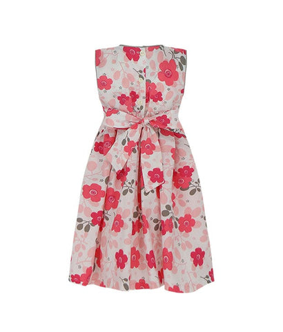 Sakura Drawing Smocked Dress