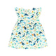 Shark & Fishes Baby Doll Dress (White)