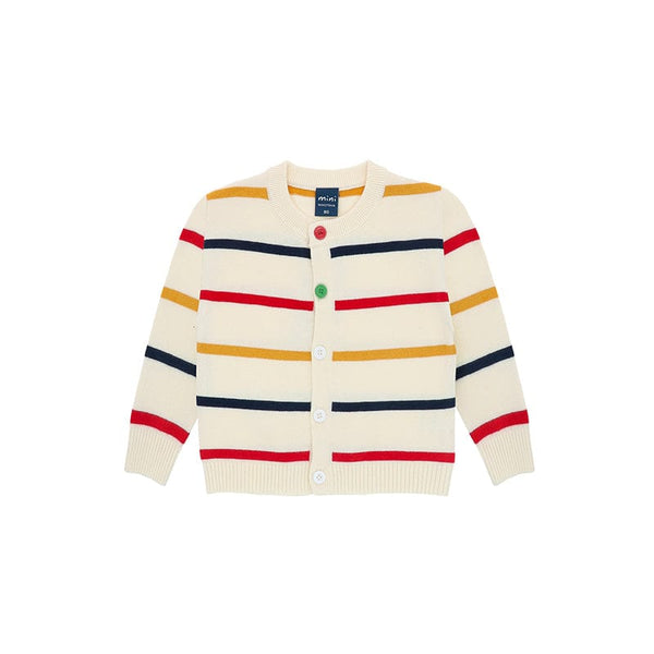 Skai Stripey Cardigan (Beige)