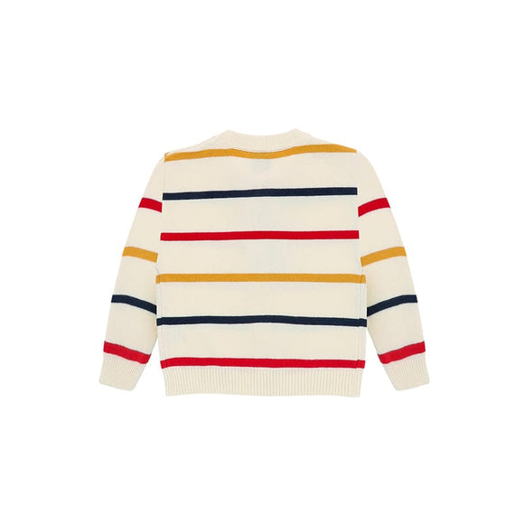 Skai Stripey Cardigan (Beige)