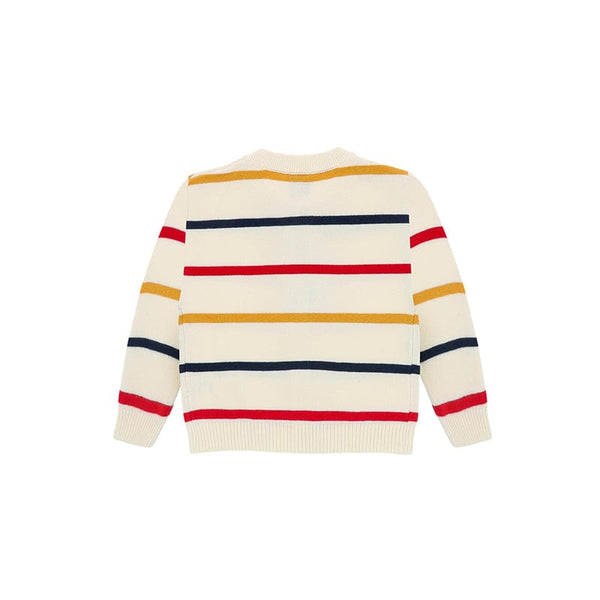 Skai Stripey Cardigan (Beige)