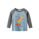 Skateboarding Dino Long Sleeve Tee