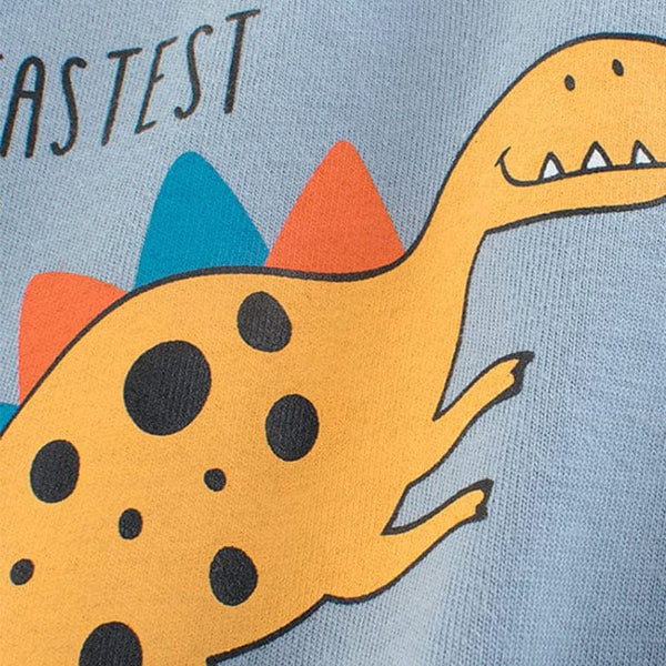 Skateboarding Dino Long Sleeve Tee