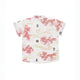 Mandarin Collar Shirt - Soaring Dragon (White)