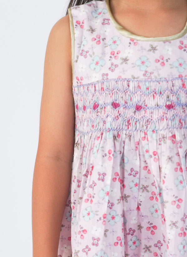 Spring Blooms Smocked Dress