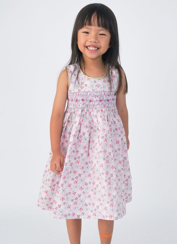 Spring Blooms Smocked Dress