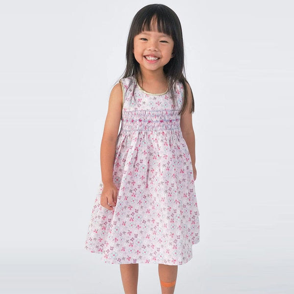 Spring Blooms Smocked Dress