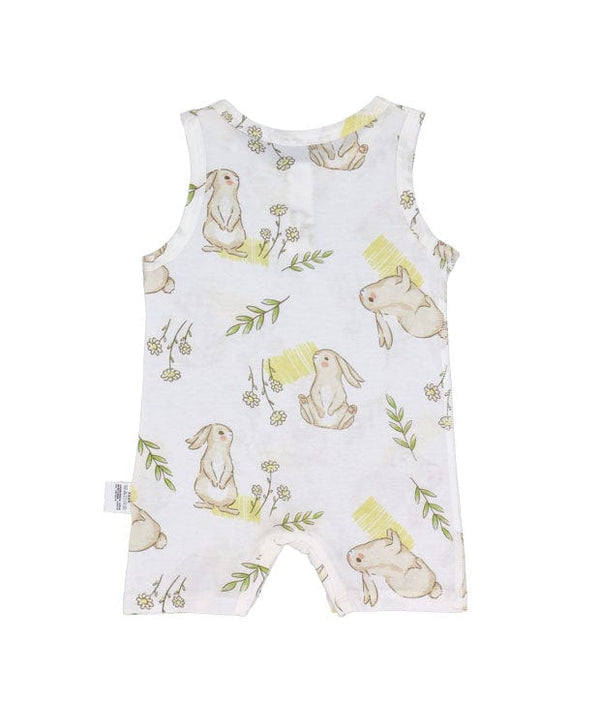 Springtime Bunny Cotton Sleeveless Onesie