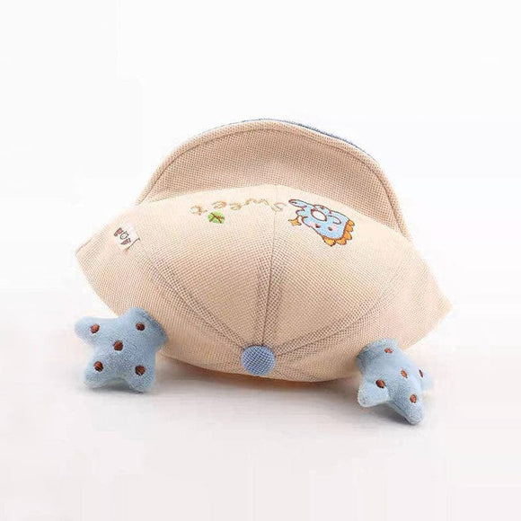 Starry Ears Dino Cap (Pink)