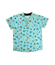 Mandarin Collar Shirt - Summer Paradise (Mint)