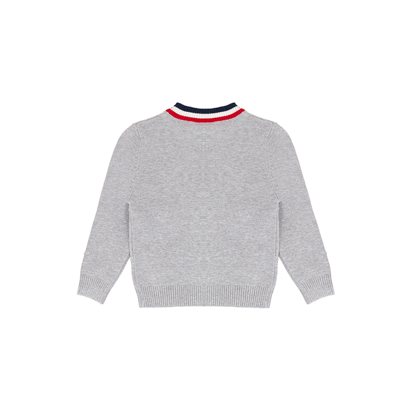 Teddy Bear Cardigan (Grey)