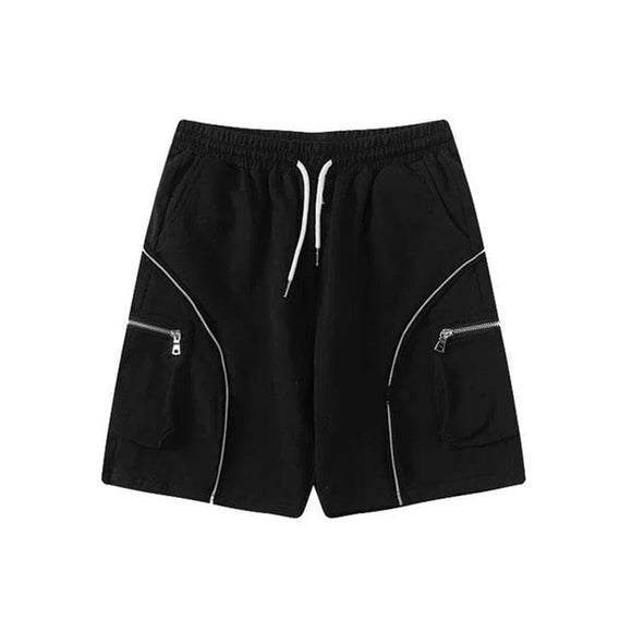 Tristan Drawstring Bermudas (Black)