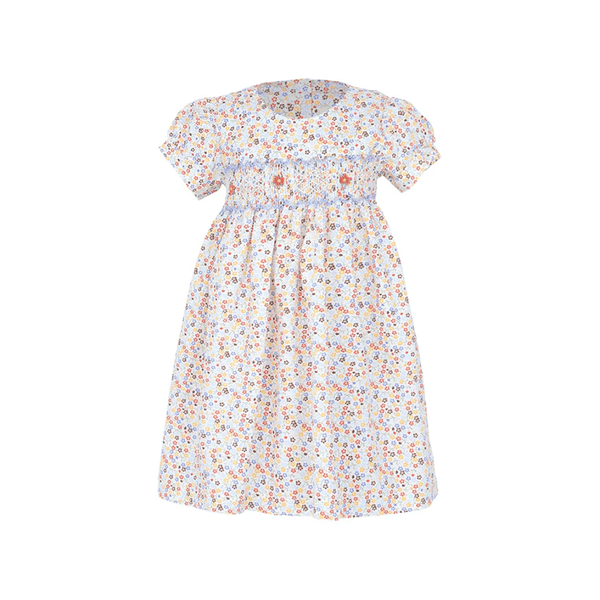 Trixie Petite Blooms  Girl Smocked Dress