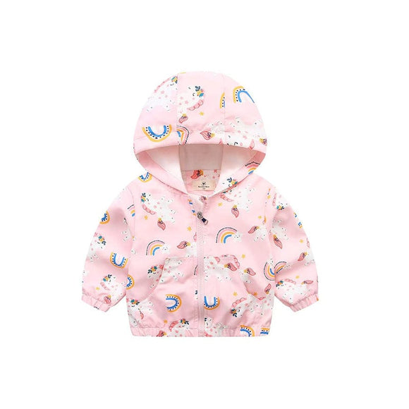 Unicorns & Rainbows Jacket (Pink)