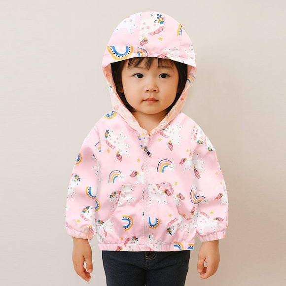Unicorns & Rainbows Jacket (Pink)
