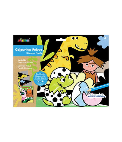 Velvet Giant Poster - Dinosaur Family