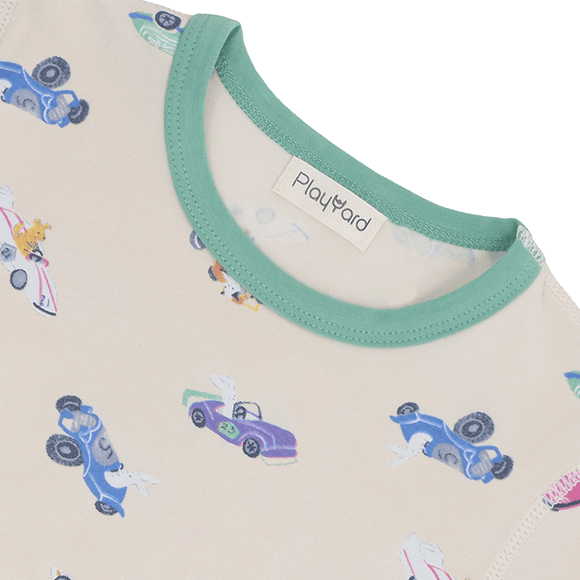 Vintage Race Cars Soft Cotton Pyjamas