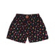 Watermelon Summer Pull Up Shorts (Black)
