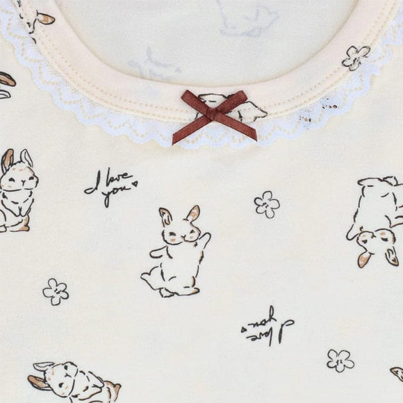 White Bunnies Soft Cotton PJ