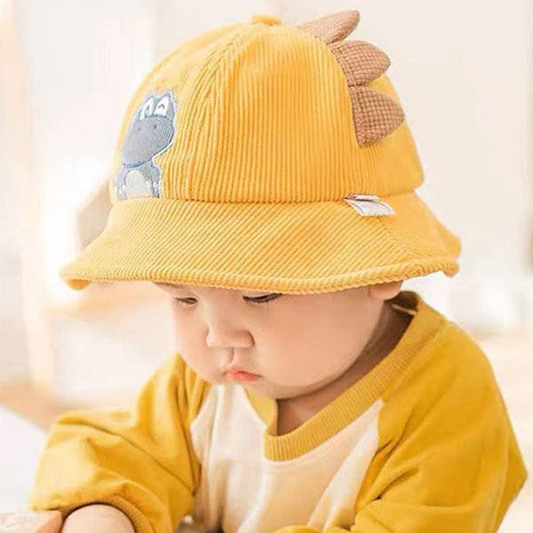 Wink Wink Dino Hat  (Mustard Yellow)
