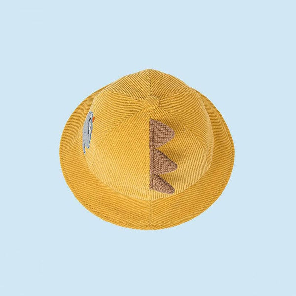 Wink Wink Dino Hat  (Mustard Yellow)
