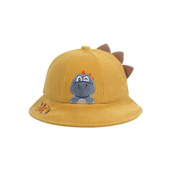 Wink Wink Dino Hat  (Mustard Yellow)