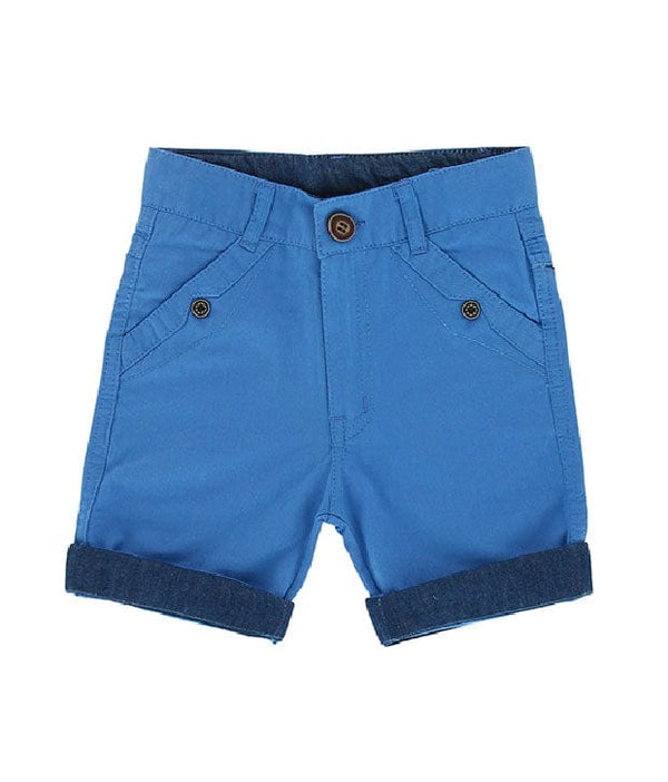 Wyatt Cotton Bermudas - Sky Blue